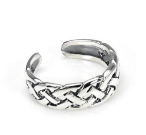 Sterling Silver Celtic Knot Toe Ring - £5.00